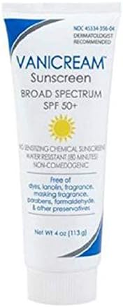 Vanicream Sunscreen, SPF 50+ 4oz