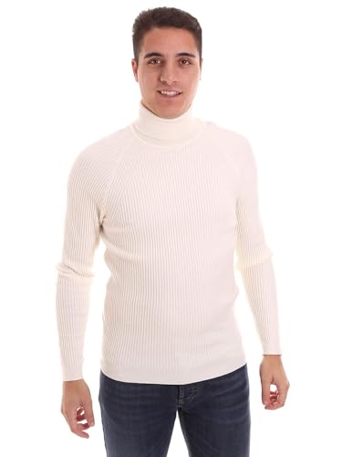 Col roulé blanc Antony Morato idéal sous une veste de costume
