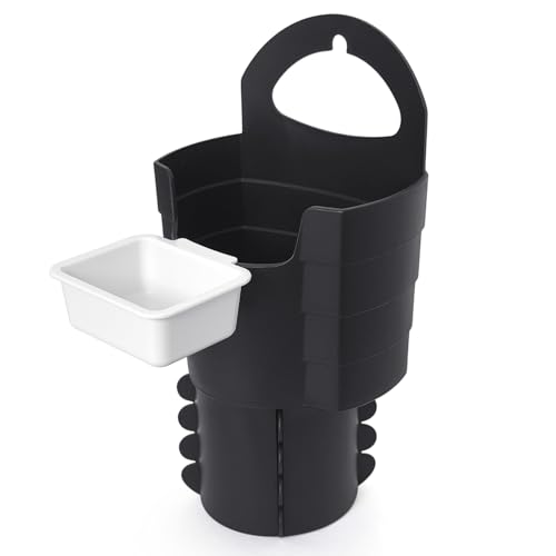 Portavasos para carro con contenedor para salsa y soporte antideslizante miniatura 4