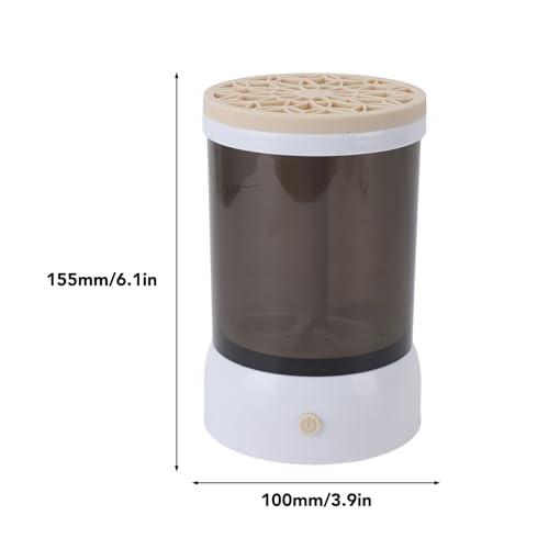 Limpador de Escova de Maquiagem Elétrico Portátil, Limpador de Suprimentos Cosméticos Automático de