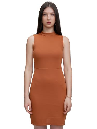 Image of Tokyo Talkies Women's Shoulder Straps Bodycon Short Dress | Chic & Stylish | Perfect for Parties, Date Nights & Evening Glam