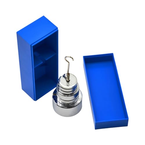 Precisions Weight For Laboratory Educational Use Slotted Mass Include 6 Weights With Hanger & Case Metal Slotted Weights