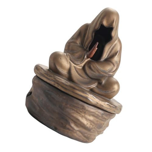 NOLITOY 陶磁器製無相禅意盤香炉 蚊取り線香ホルダー対応 卓上用耐久性インセンスバーナー 瞑想 寝室 書斎向け家用お香立て 贈答にも適した