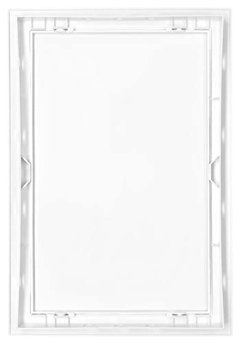 KOTARBAU® Revisionstür Revisionsklappe 20x30 cm zum Lackieren Schnappverschluss Revitür Inspektionstür Zugangstür Wartungsklappe Serviceklappe Trockenbau Reinigungsklappe Kunststoff Weiß