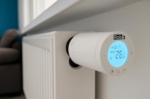 Thermostat de radiateur intelligent ROB programmable avec écran LCD pour valves Danfoss
