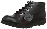Patinadores de triple costura Kickers Kick Hi Zip, Botas Cortas al Tobillo Unisex niños, Negro, 28 EU
