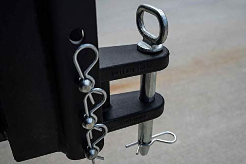 Bulletproof Hitches™ 2-Tang Clevis With 1" Pin For Towing With Drawbar Systems, Pintle Systems, Farm Equipment (Rated 20,000 Lbs) #TOP4