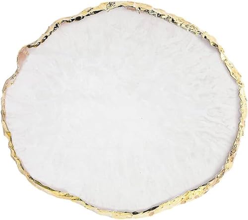 1 Piece Nail Art Palette Nail Polish Palette Mixing Palette Makeup Plate Nail Plates for Nail Art Nail Tip Holder Nail Art Display (White Round)