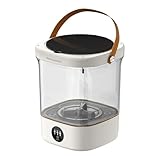 Underwear Washing Machine – 12L Panty Laundry Machine With 3 Gear Settings | Sock Bra Towel Washer Portable Mini Appliance for Home Dorm Apartment Travel Camping Use
