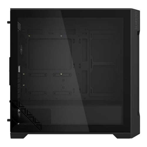 Image of GIGABYTE C102 Glass - Black Mid Tower PC Gaming Case, Tempered Glass, PSU Shroud, 2X 120mm Fans (GB-C102G)