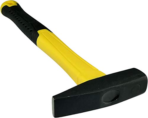 AERZETIX - Martillo de mecánico - 300g 315mm - Martillo de cerrajero - Mango Ergonómico de Fibra de Vidrio - Cabeza de acero puntiagudo - Clavado/Enmarcado/Carpintero - Herramienta manual - C46128