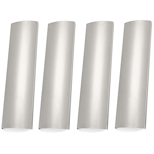 SUONA 15 5 8 Inch SS Heat Plates Shield for Kenmore 148.45961610 148.23683310 148.20125510 148.16656011 148.34176411 Grill Replacement Parts for Master Forge P3018 SH3118B Heat Diffuser 4 Pack ST-45-4