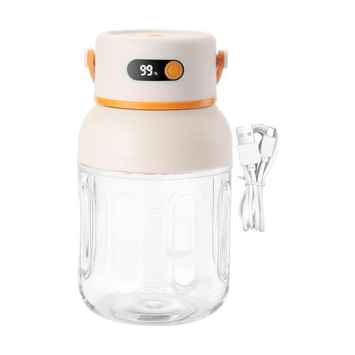 Batidora Portátil - Vaso Exprimidor de Gran Capacidad 1000ml con Carga USB | Batidora Portátil para Batidos | para Apartamento Dormitorio Viaje Hogar Cocina Restaurante Oficina y Camping