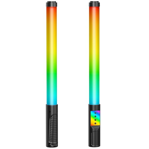 Image of Sounce RGB Stick Lamp Light | Portable Handheld LED Video Light | 7 Adjustable Colours | 2700K-6500K Soft Lighting | 2000mAh Battery | Screw Mount | Type-C Charging | Photography & Vlogging