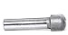 Amana Tool Bowl and Tray Plunge Router Bit, Carbide-Tipped, for Woodworking and CNC Routing, 45981, 1/8 Radius x 1/2 Dia x 1/2 x 1/4 Inch Shank