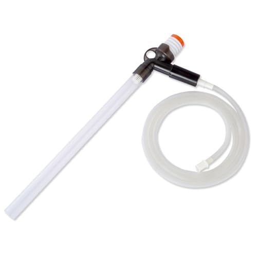 SEIWEI Aquarium Vacuum Gravel Cleaner Fish Tank Cleaner with Filte, for Fish Tank Cleaning Gravel and Sand Washer White