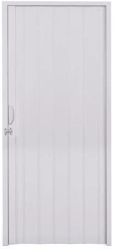 Porta Sanfonada PVC Polifort 210cmx60cm Cinza