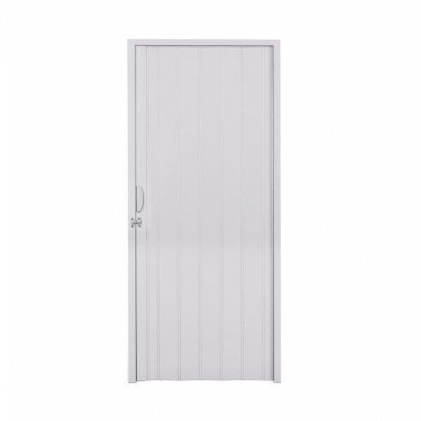 Porta Sanfonada PVC Polifort 210cmx60cm Cinza