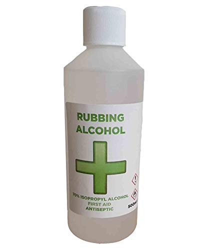 First Aid Antiseptic Rubbing Alcohol ISOPROPYL 70% IPA Isopropanol - 500ml