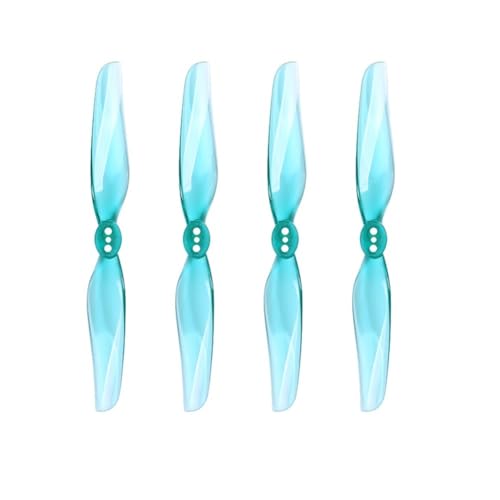 Hélices 4030 de 4 pouces avec trou 1.5mm en polycarbonate bleu pour drone LR4