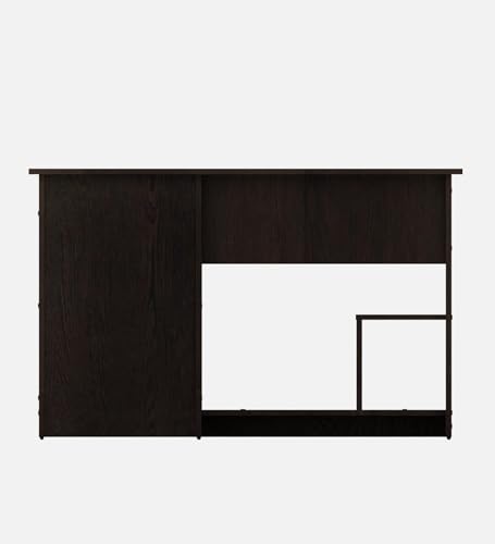 Image of Classy Study & Home Office Computer Desk | Engineered Wood | Straight Design | Dark Wenge Finish | Durable & Easy Knock-Down Assembly