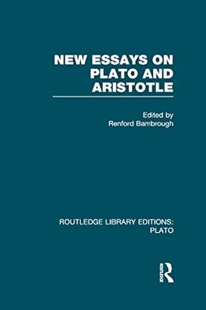 New Essays on Plato and Aristotle book cover