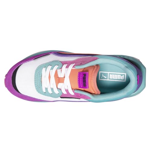 PUMA Womens City Rider Hypnotize Lace Up Sneakers Shoes Casual - Pink, White4