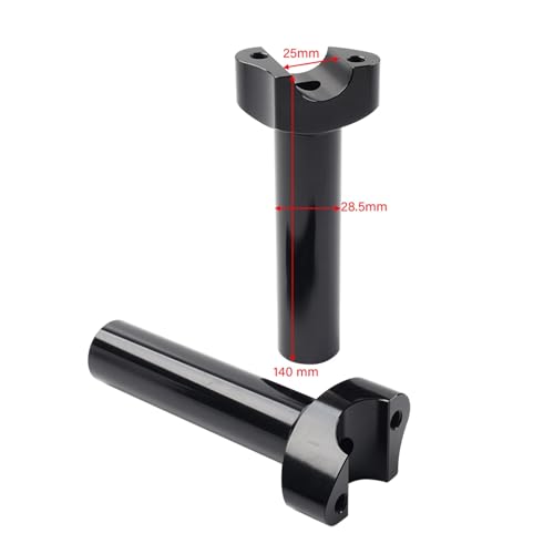 Elevadores rectos de manillar de 1" con acabado robusto para Dyna y Softail 3