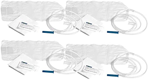 Cor-Vital Disposable Enema Bag Kit for Colon Cleansing (Pack of 4) - Coffee & Colon Cleanse Kit with Enema Bag & Tube