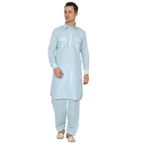 Image of Royal Kurta Men's Cotton Pathani Suit