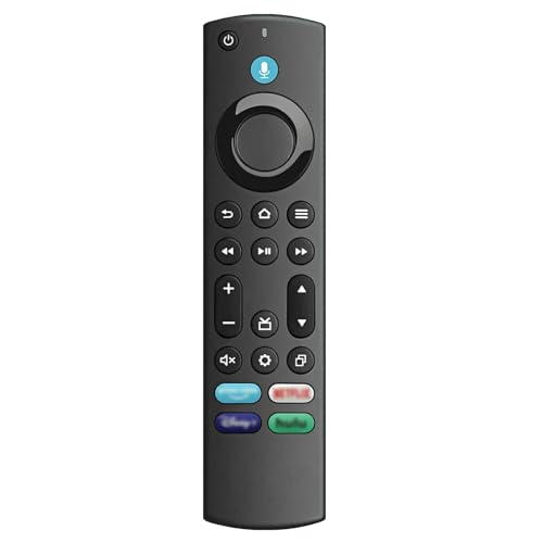 Mando a distancia de voz de repuesto para Fire TV (Toshiba, Insignia, AMZ Onmi, Pioneer), para Amazon Fire Smart TV Stick (4k, 2ª generación, 3ª generación, vida), para AMZ Smart TV Cube (1ª