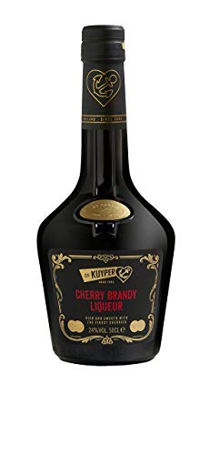 De Kuyper Cherry Brandy Liqueur I 50cl I 24% ABV I Made with Extracts from Dark Red Cherries Subtly Enhanced with Exotic Spices I Perfect for Classic Cocktails