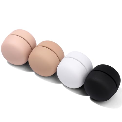 Strong Magnetic Hijab Pins, 4 Pack Multi-Use Pinless Hijab Magnet Pin, Colorful Magnet Pins Scarf Magnetic Pin No-Snag Brooch Clasp for Clothes Dress Scarves (Matte)