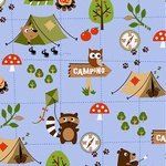 Preschool Nap Mat Sheet (Camp Out)