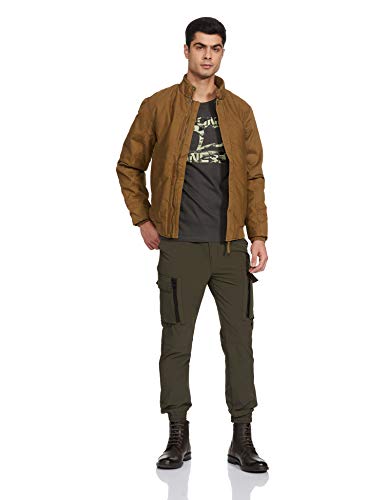 Image of Spykar Men's Cotton Slim Fit T-Shirt