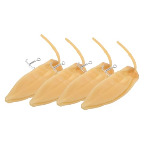 Gatuida 4pcs Latex Gas Sampling Bladder Inflatable Laboratory Tool for Accurate for Environmental Monitoring and Industrial Applications