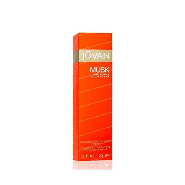 Jovan-Musk-for-Women-Cologne-Spray-2-Fluid-Ounce Jovan Musk Eau de Cologne Spray, Sexy Cologne for Women, Vegan Formula, 2.0oz