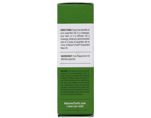 Aceite Esencial de Menta Nature's Truth 0.51 FL OZ - Pack 5 miniatura 5