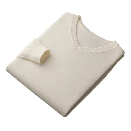 Men's Pullover Sweaters Casual Slim Fit Long Sleeve V-Neck Soft Warm Comfortable Knit Pullovers