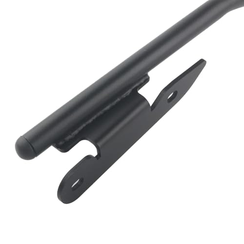 Soporte de equipaje para Triumph Trident 660 con base rígida negra 5
