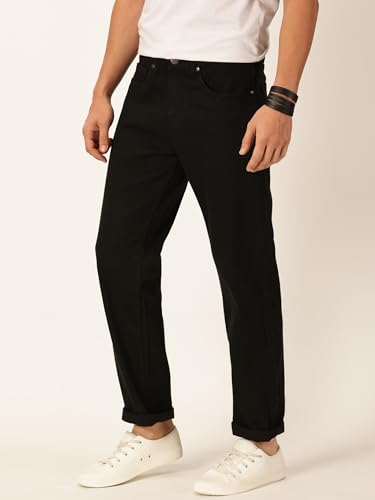 Image of Thomas Scott Men Mid Rise Clean Look Relaxed Fit Jeans