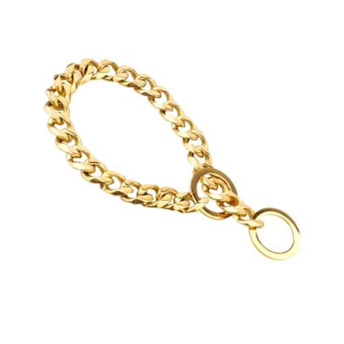 COSMEVIVI Stylish 22in Siliart Chain Stainless Steel Choker for Dogs Fashionable Pet Necklace Sturdy and Comfortable