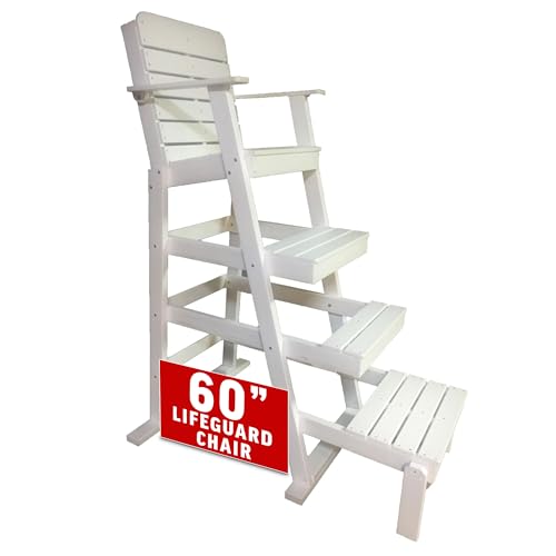 Aquamentor 60" Lifeguard Chair, Recycled Plastic, Waterproof