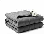 RJOP Weighted Blanket 5lbs 41"x60" for Adults and Teens, Heavy Throw with Premium Glass Beads for Napping, Machine Washable with Soft & Breathable All-Season Comfort (41" x 60" 5 lbs)