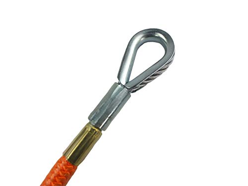 ProClimb Wire Steel Core Flip Line Climbing Lanyard - 1/2 inch x 8 feet- Chainsaw Lanyard, Arborist Equipment For Climbing And Use With Spikes And Gaffs - Thumbnail 6