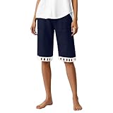 Women Wide Leg 2026 Fashion Pants with Pocketes High Waist Casual Comfy Trousers Baggy Lightweight Straight Pant Navy