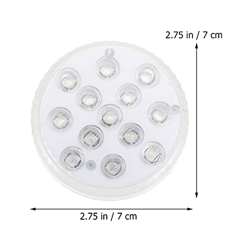 Yardwe Controle Remoto Submersível Levou Luzes Da Piscina Luz Subaquática À Prova D' Água LEVOU Bas