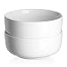 (2 Packs) DOWAN 1.5 Quarts Porcelain Serving Bowl Set, Soup and Salad Bowls, White