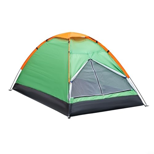 Lightweight, Windproof Dome Tent With Two-way Hinges For Beach Festivals, Hiking, Hiking And Outdoor Activities(Light Green)