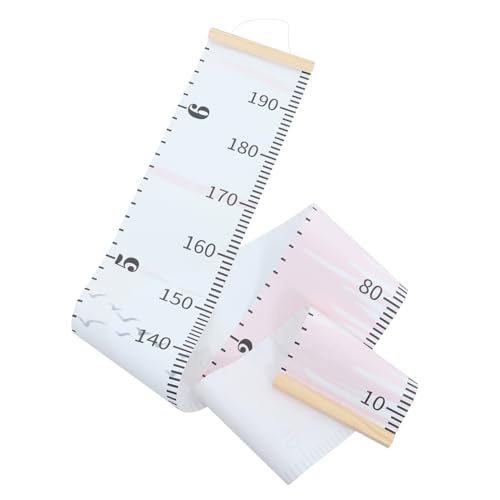 VICASKY Growth Chart for Children Wall Decor Sturdy Fabric Wood Easy to Use Ruler